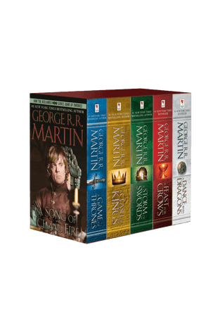 George R R Martins A Game Of Thrones 5 Book Boxed Set Song Of Ice And Fire Series A Game Of Thrones A Clash Of Kings A Storm Of Swords A Feast For Crows And A Dance With Dragons